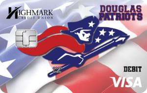 douglas patriots Visa debit card image