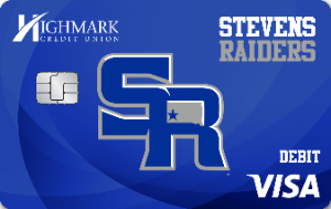 stevens raiders Visa debit card image