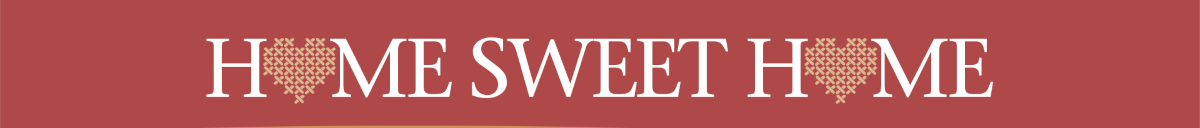 web banner that says Home Sweet Home