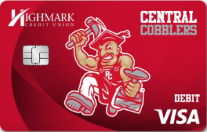 central cobblers Visa debit card image